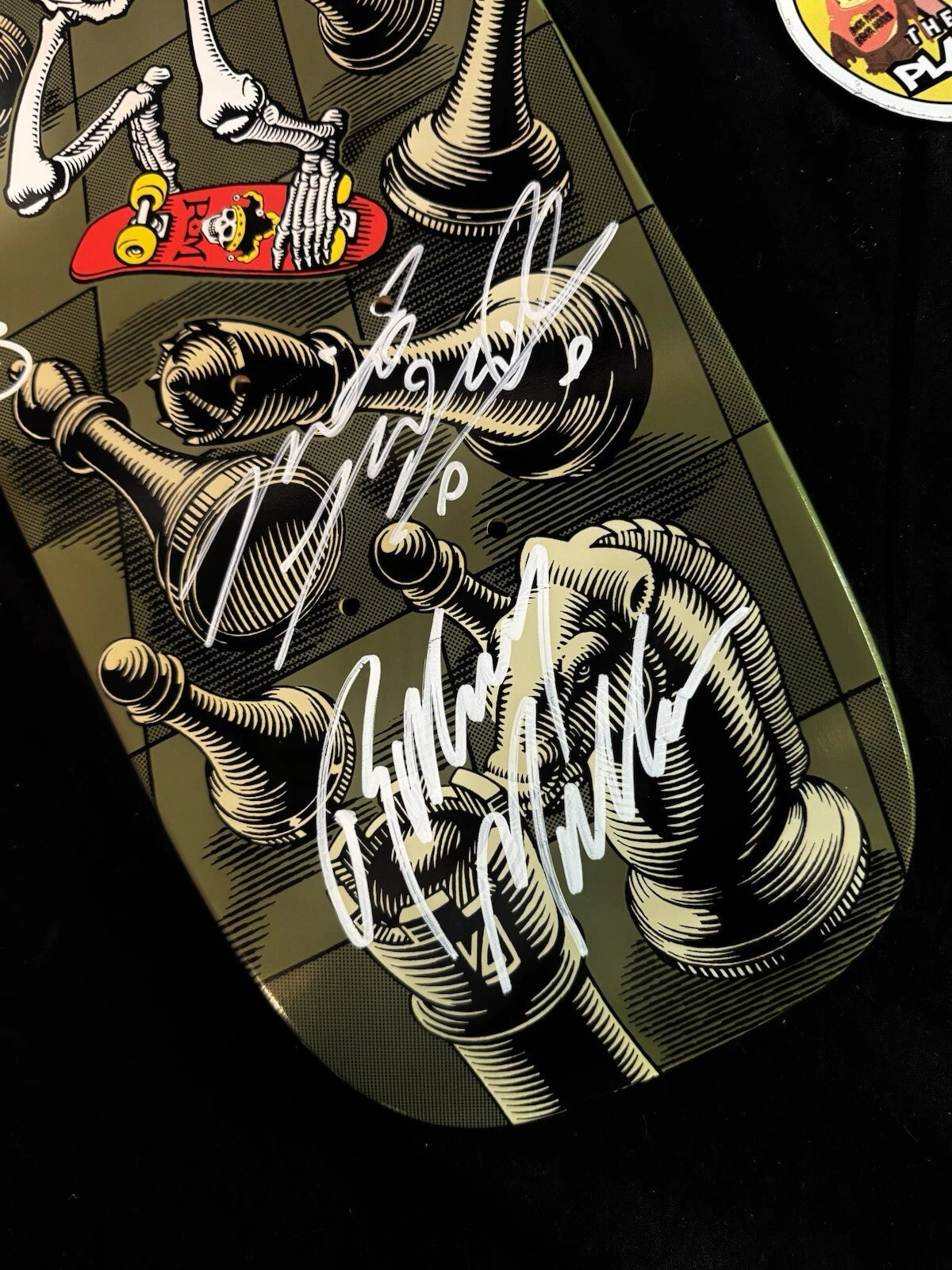 Team Signed Bones Brigade Rodney Mullen Autographed Skateboard Deck COA