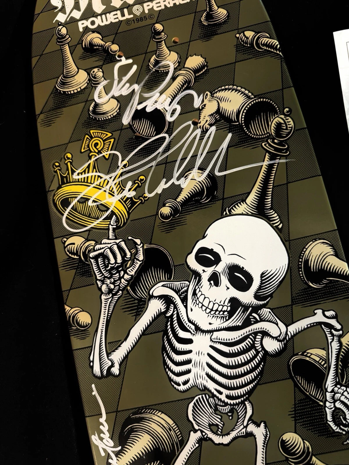 Team Signed Bones Brigade Rodney Mullen Autographed Skateboard Deck COA