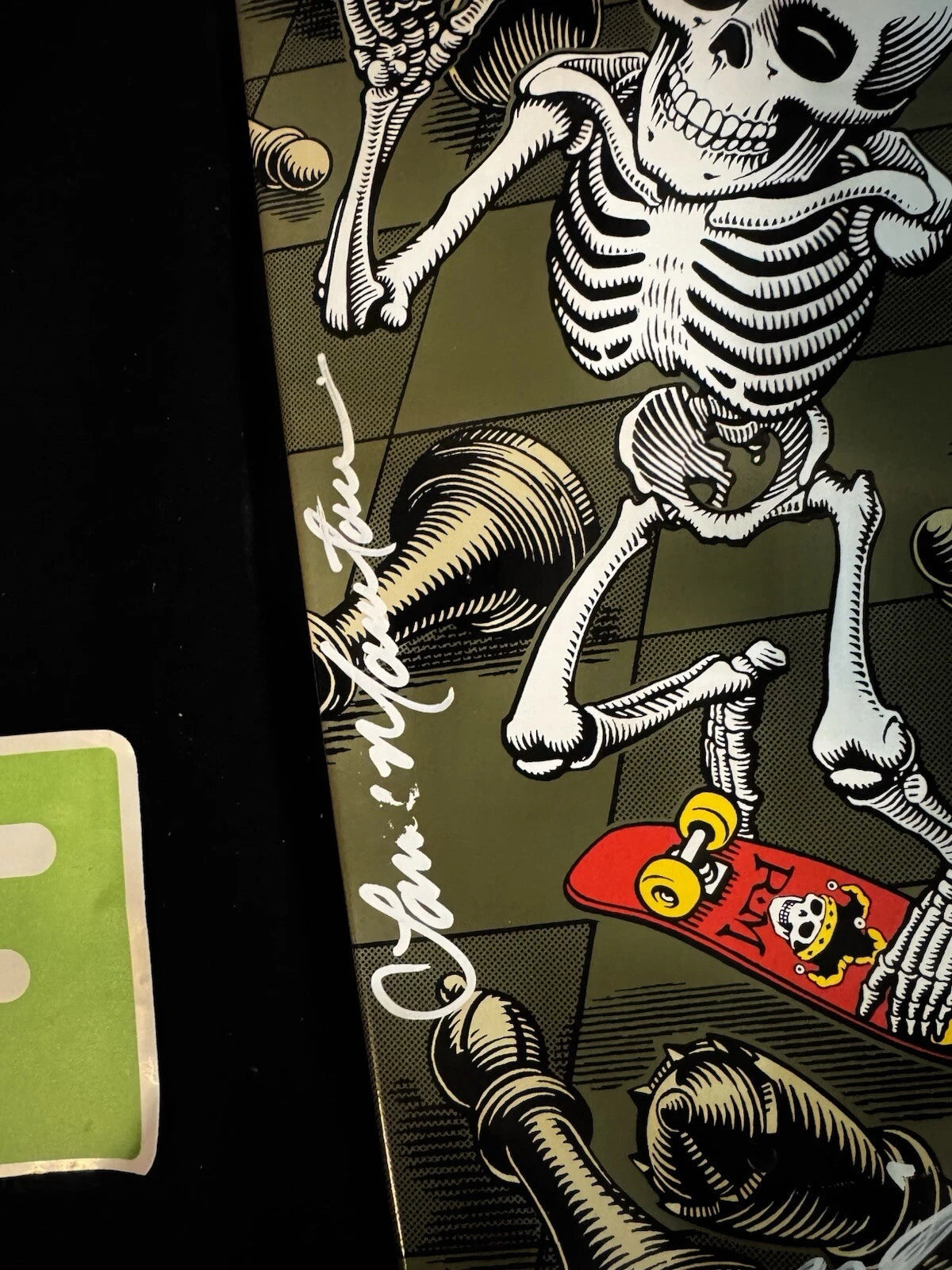 Team Signed Bones Brigade Rodney Mullen Autographed Skateboard Deck COA
