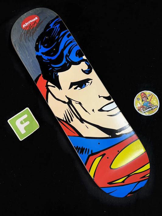 Signed Rodney Mullen Superman DC Almost Autographed Skateboard Deck