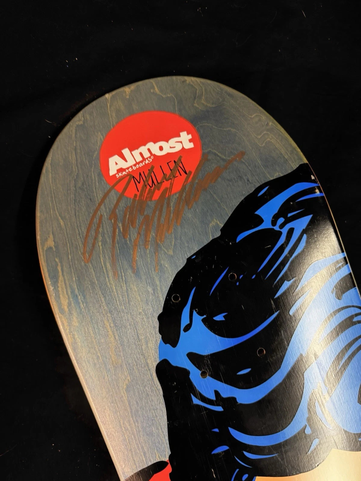 Signed Rodney Mullen Superman DC Almost Autographed Skateboard Deck