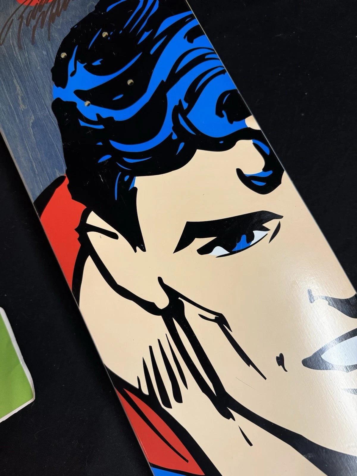Signed Rodney Mullen Superman DC Almost Autographed Skateboard Deck