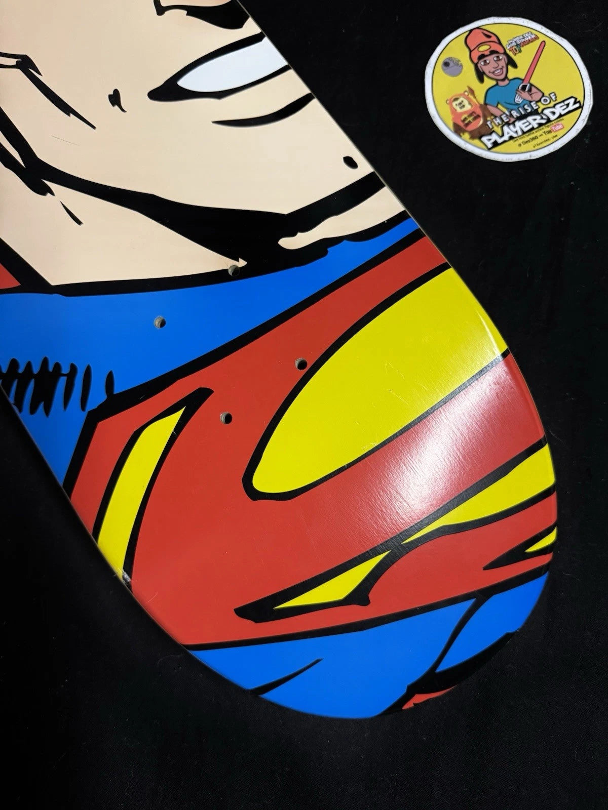 Signed Rodney Mullen Superman DC Almost Autographed Skateboard Deck