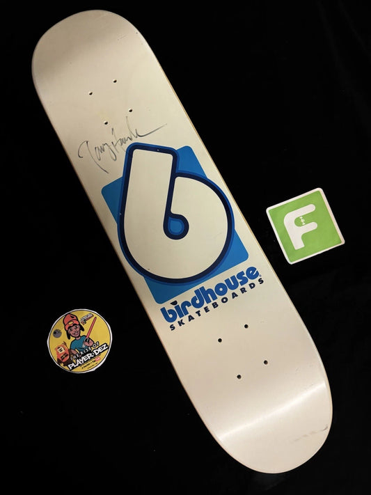 Signed Tony Hawk Birdhouse Pearl OG Big B Logo Autographed Skateboard Deck