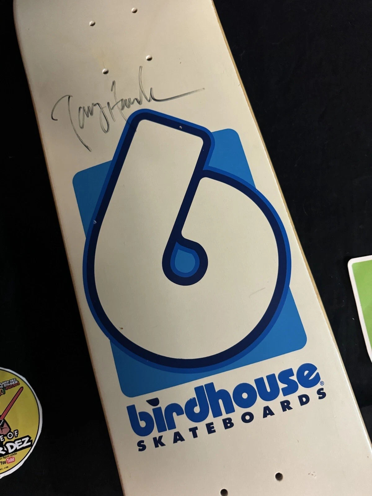 Signed Tony Hawk Birdhouse Pearl OG Big B Logo Autographed Skateboard Deck