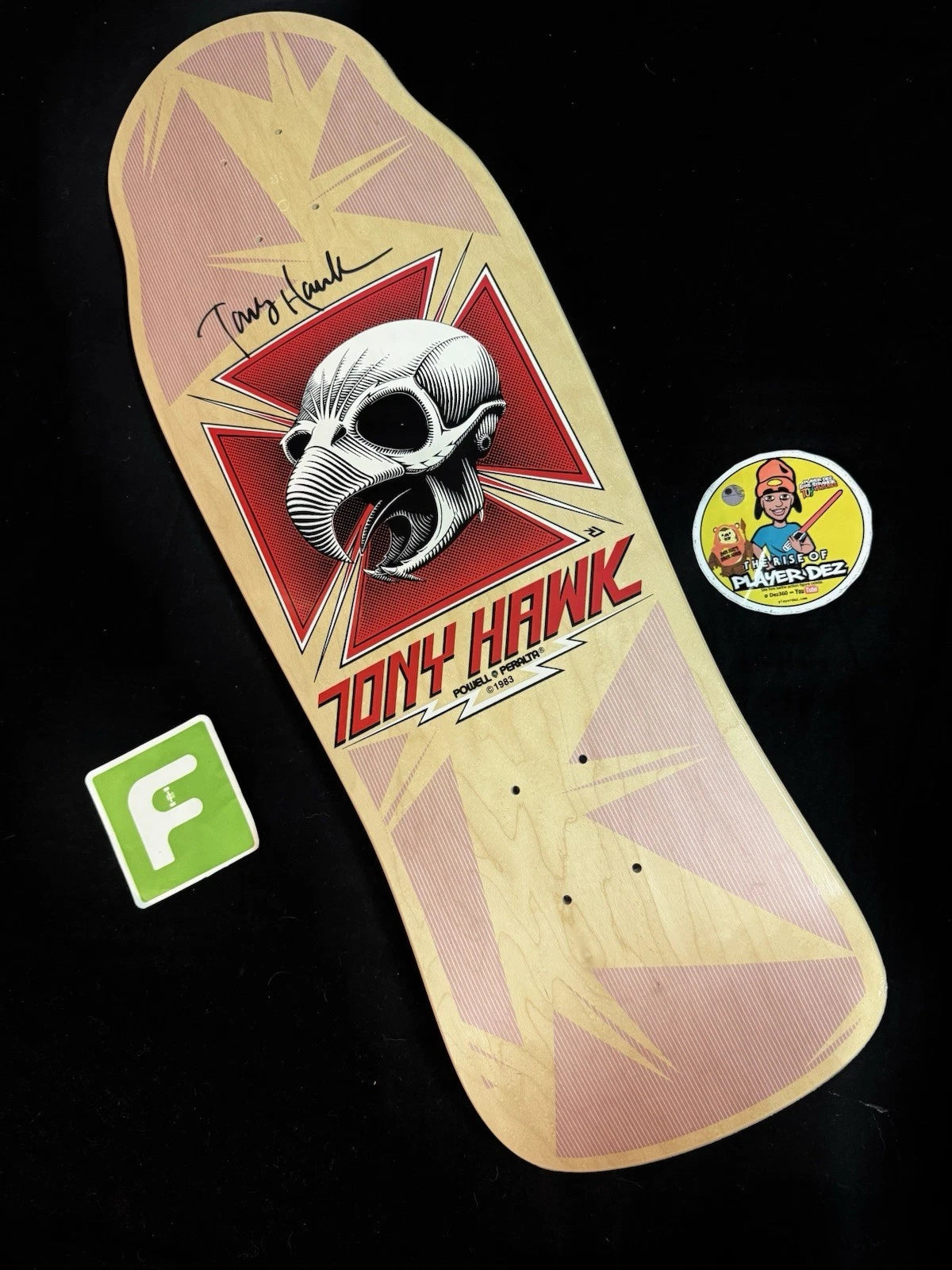 Tony Hawk Signed Bones Brigade Series 11 Autographed Powell Skateboard Deck