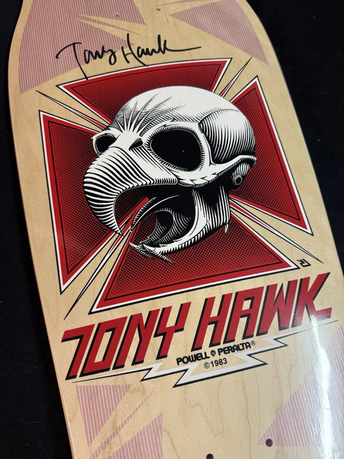 Tony Hawk Signed Bones Brigade Series 11 Autographed Powell Skateboard Deck