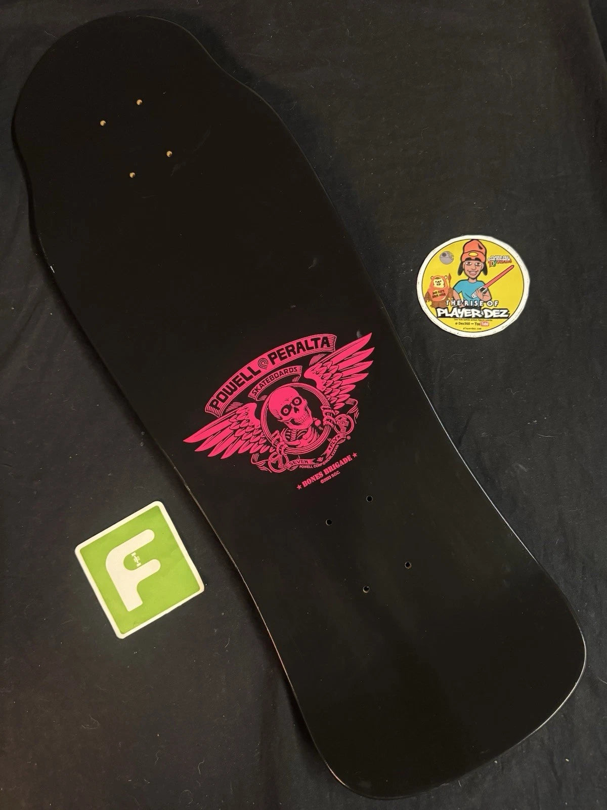 Tony Hawk Signed Bones Brigade Series 14 Autographed Powell Skateboard Deck Blacklight