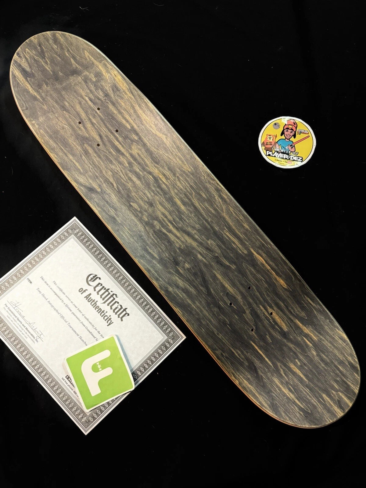 Signed Tony Hawk Spiral Falcon COA Birdhouse Autographed Skateboard Deck