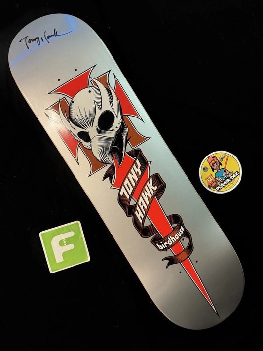 Signed Tony Hawk Birdhouse Falcon Crest Autographed Skateboard Deck