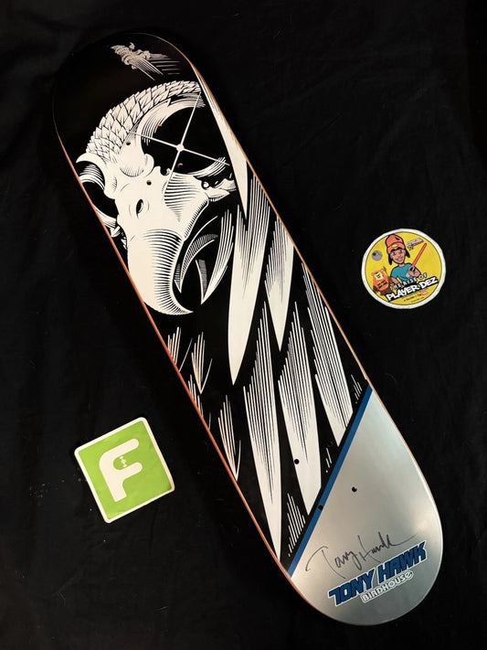 Signed Tony Hawk Birdhouse Falcon Wings Bones Autographed Skateboard Deck