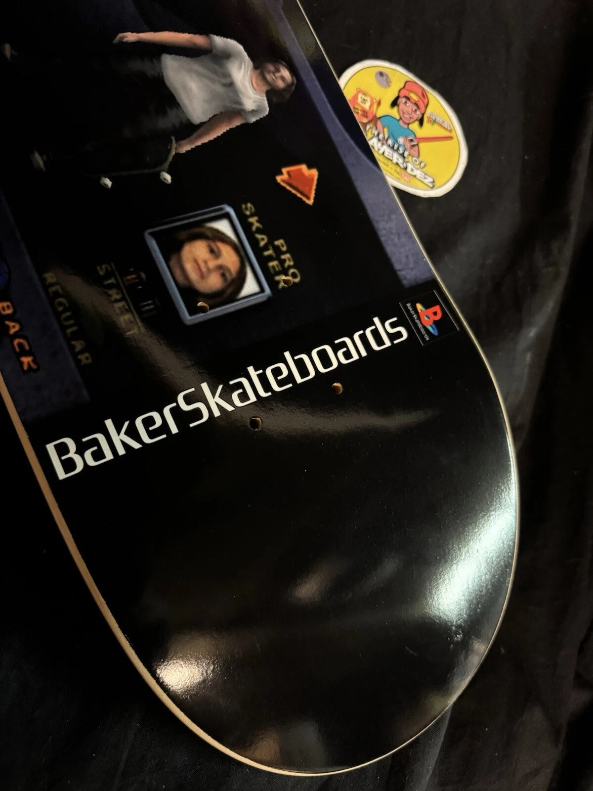 Signed Elissa Steamer THPS Tony Hawk Player Select Baker Autographed Skateboard Deck