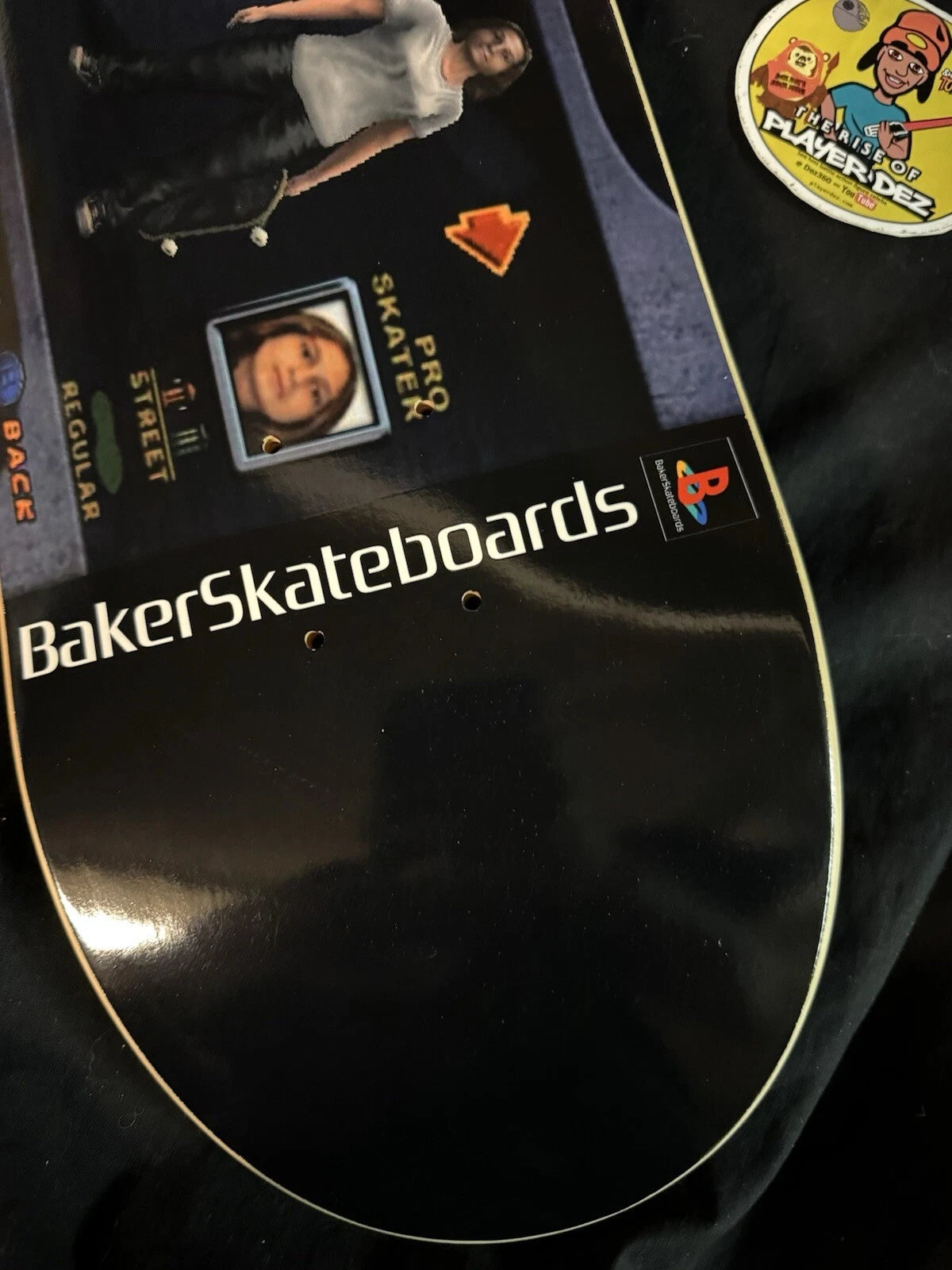 Signed Elissa Steamer THPS Tony Hawk Player Select Baker Autographed Skateboard Deck