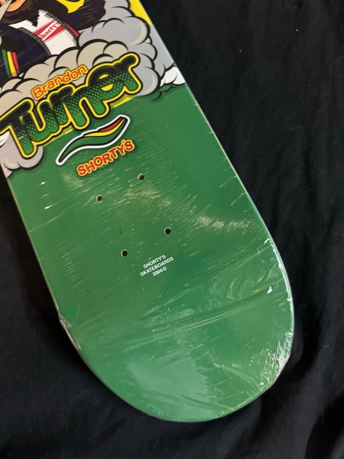 Brandon Turner Signed Simpsons Rasta Bart Autographed Shorty’s Skateboard Deck