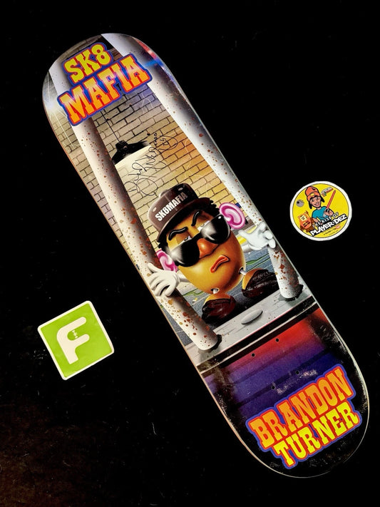 Brandon Turner Signed Toy Story Autographed Sk8mafia Skateboard Deck