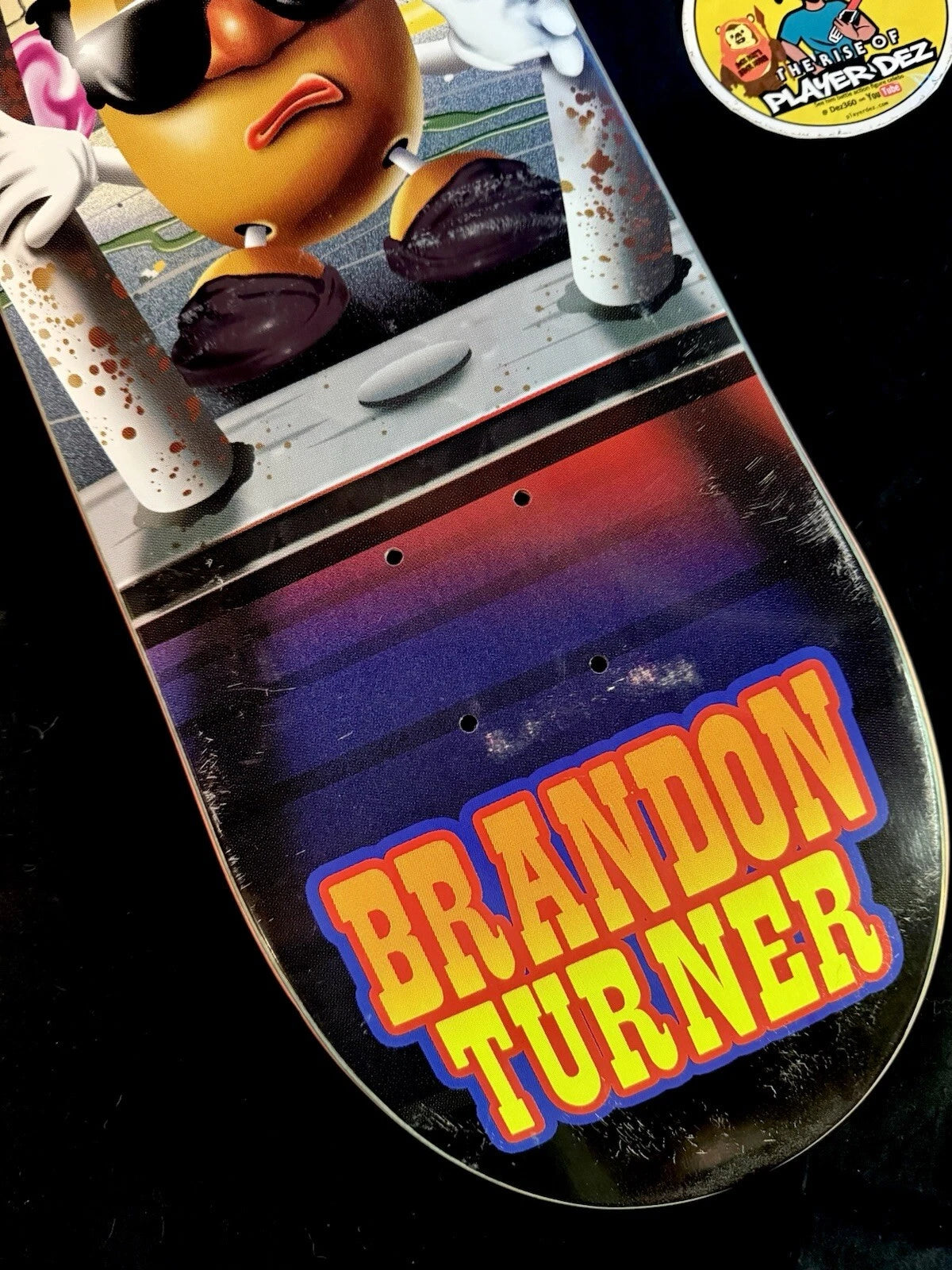 Brandon Turner Signed Toy Story Autographed Sk8mafia Skateboard Deck