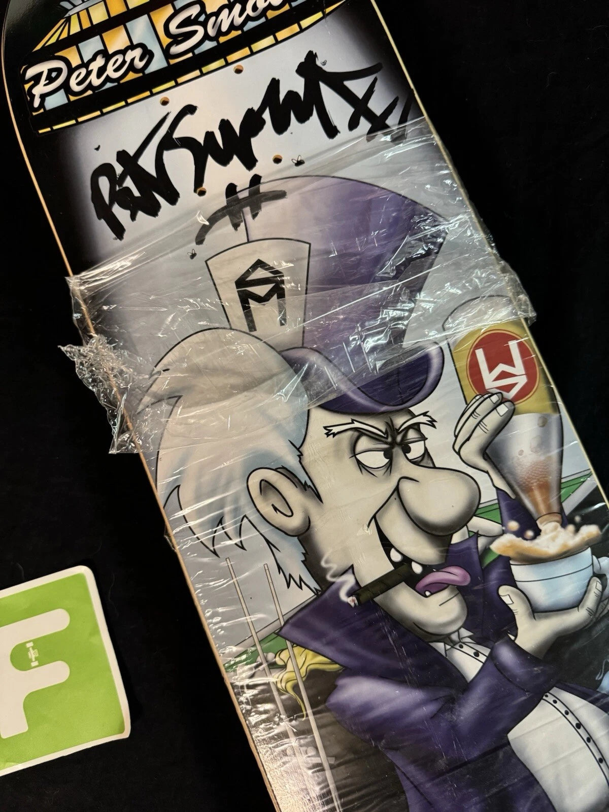 Peter Smolik Signed Mad Hatter Sk8mAfia Autographed Skateboard Deck Alice Wonderland