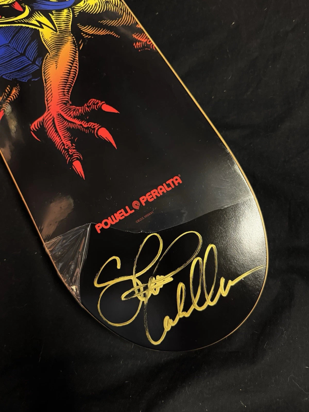 Steve Caballero Signed Gradient Dragon Powell Peralta Autographed Skateboard Deck