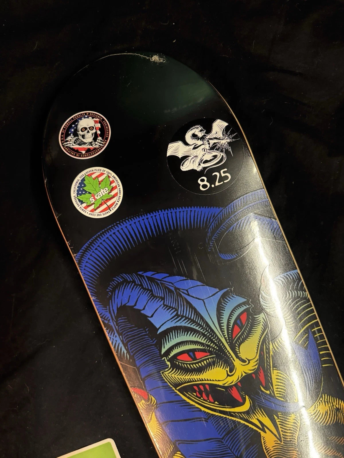 Steve Caballero Signed Gradient Dragon Powell Peralta Autographed Skateboard Deck