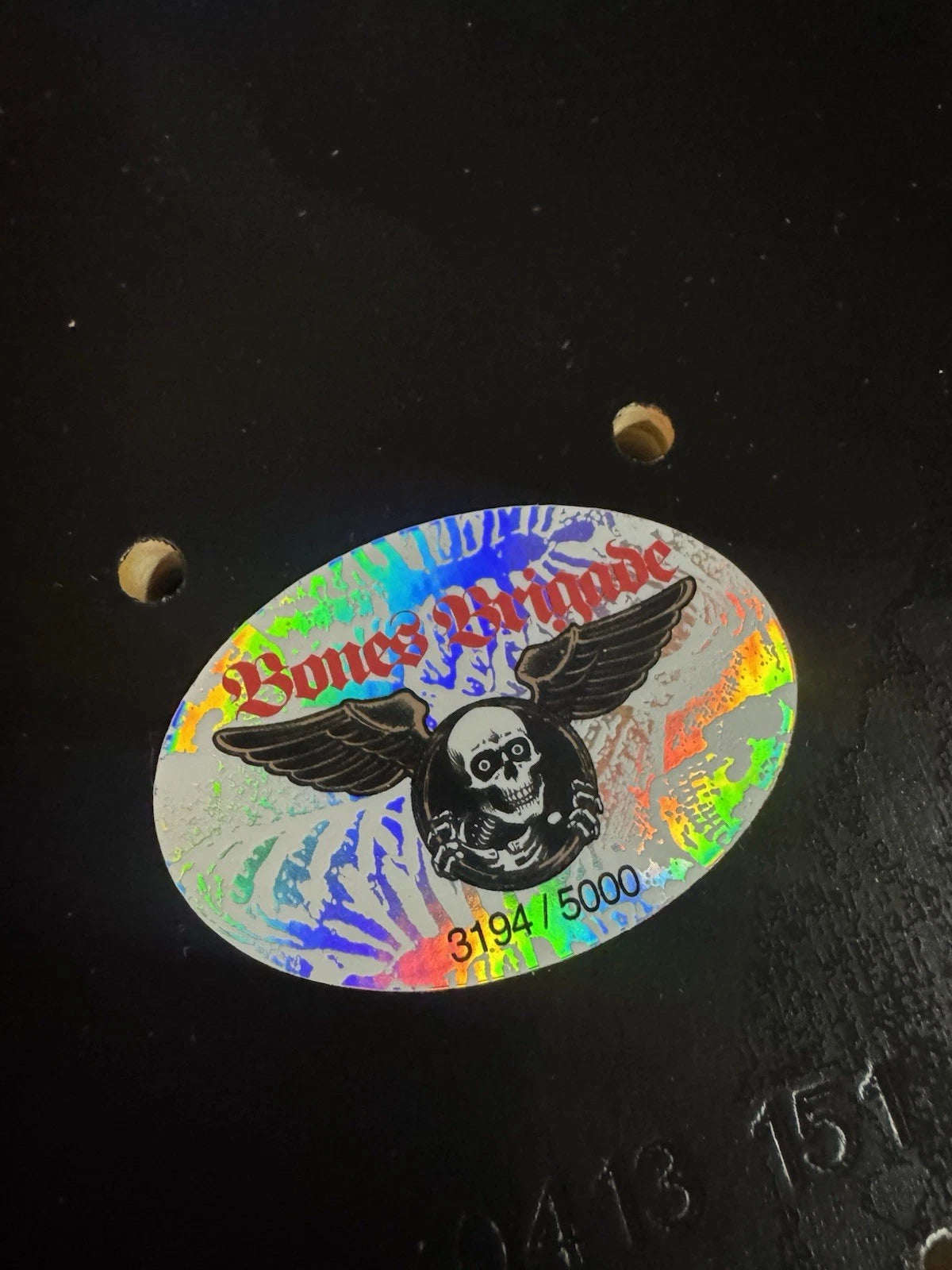 Tony Hawk Signed Gold Foil Series 16 Autographed Skateboard Deck Bones Brigade Powell Peralta