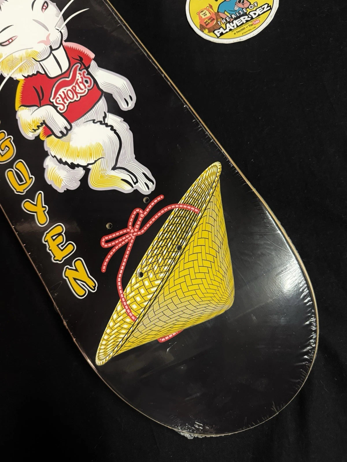 Toan Nguyen Signed Lucky Rabbit Shorty’s Skateboard Deck Autographed Skateboard Deck