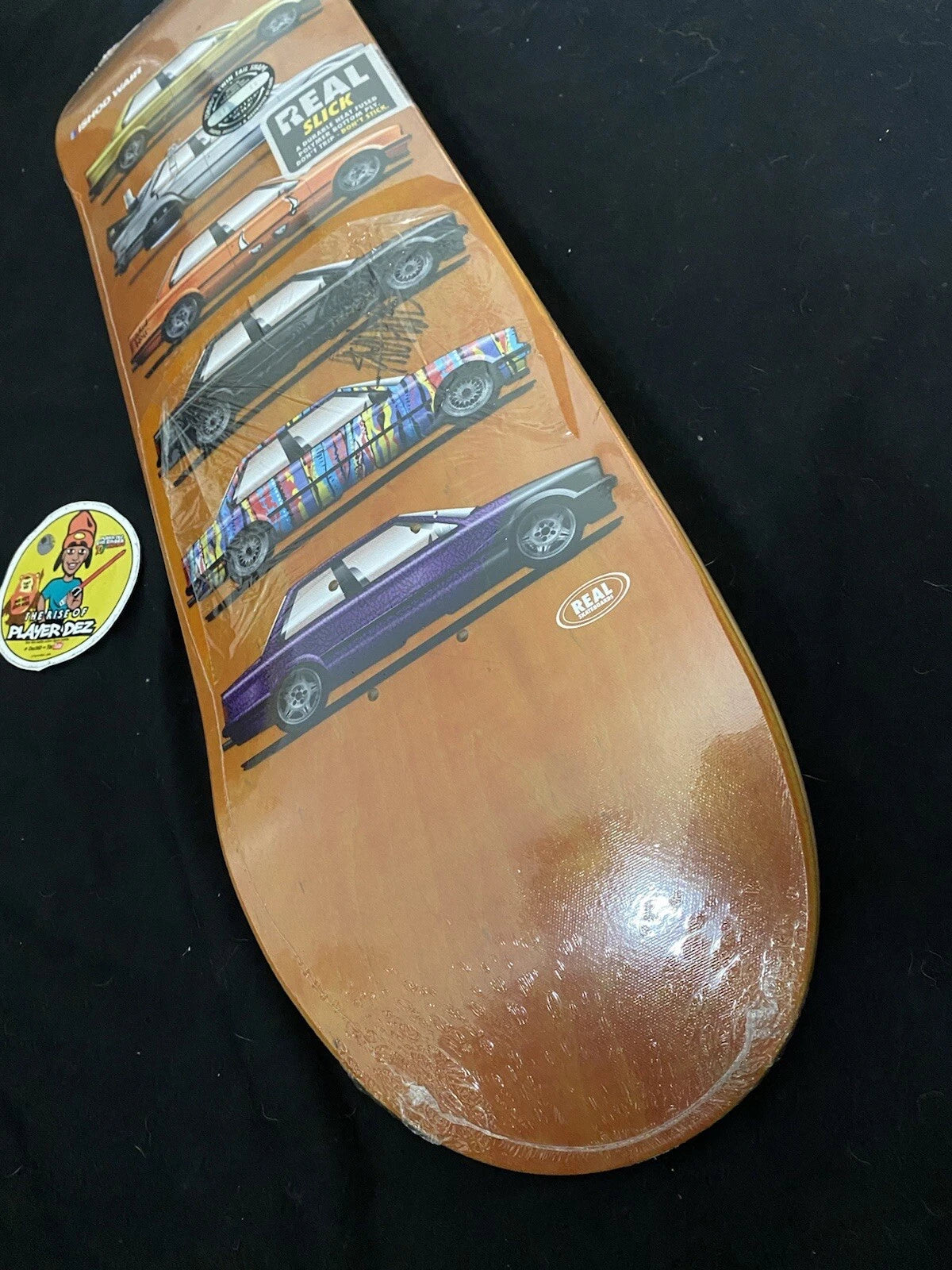 Signed Ishod Wair SLICK Customs Cars Real Autographed Skateboard Deck