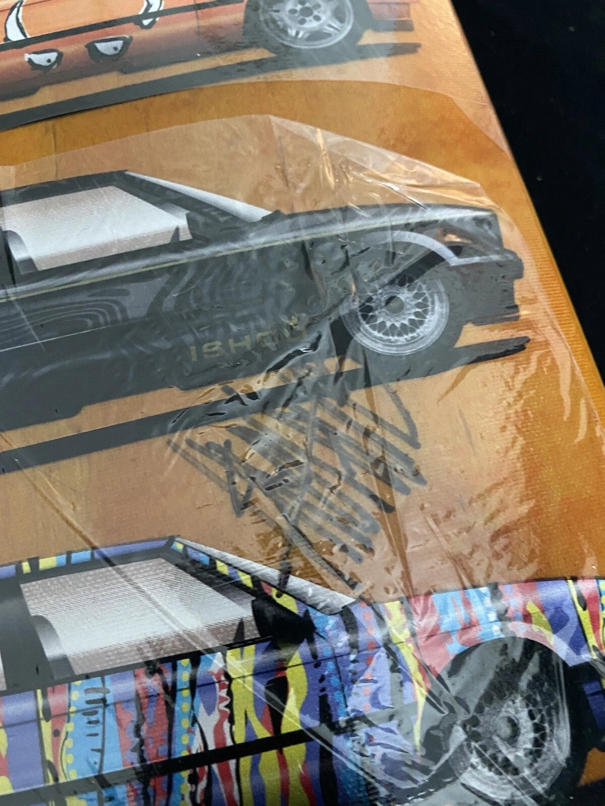 Signed Ishod Wair SLICK Customs Cars Real Autographed Skateboard Deck