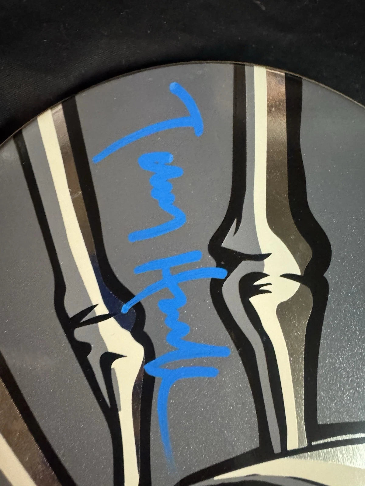 Signed Tony Hawk Falcon 3 Gunmetal Foil Birdhouse Autographed Skateboard Deck