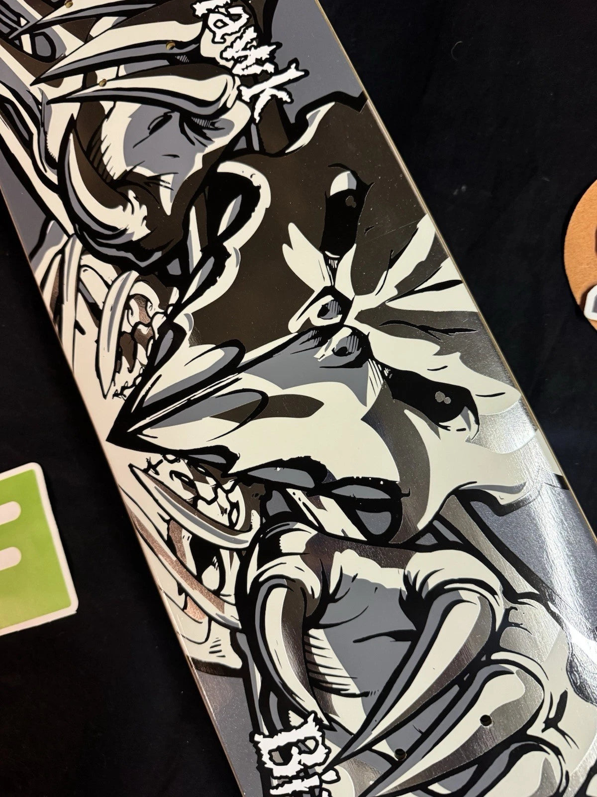 Signed Tony Hawk Falcon 3 Gunmetal Foil Birdhouse Autographed Skateboard Deck