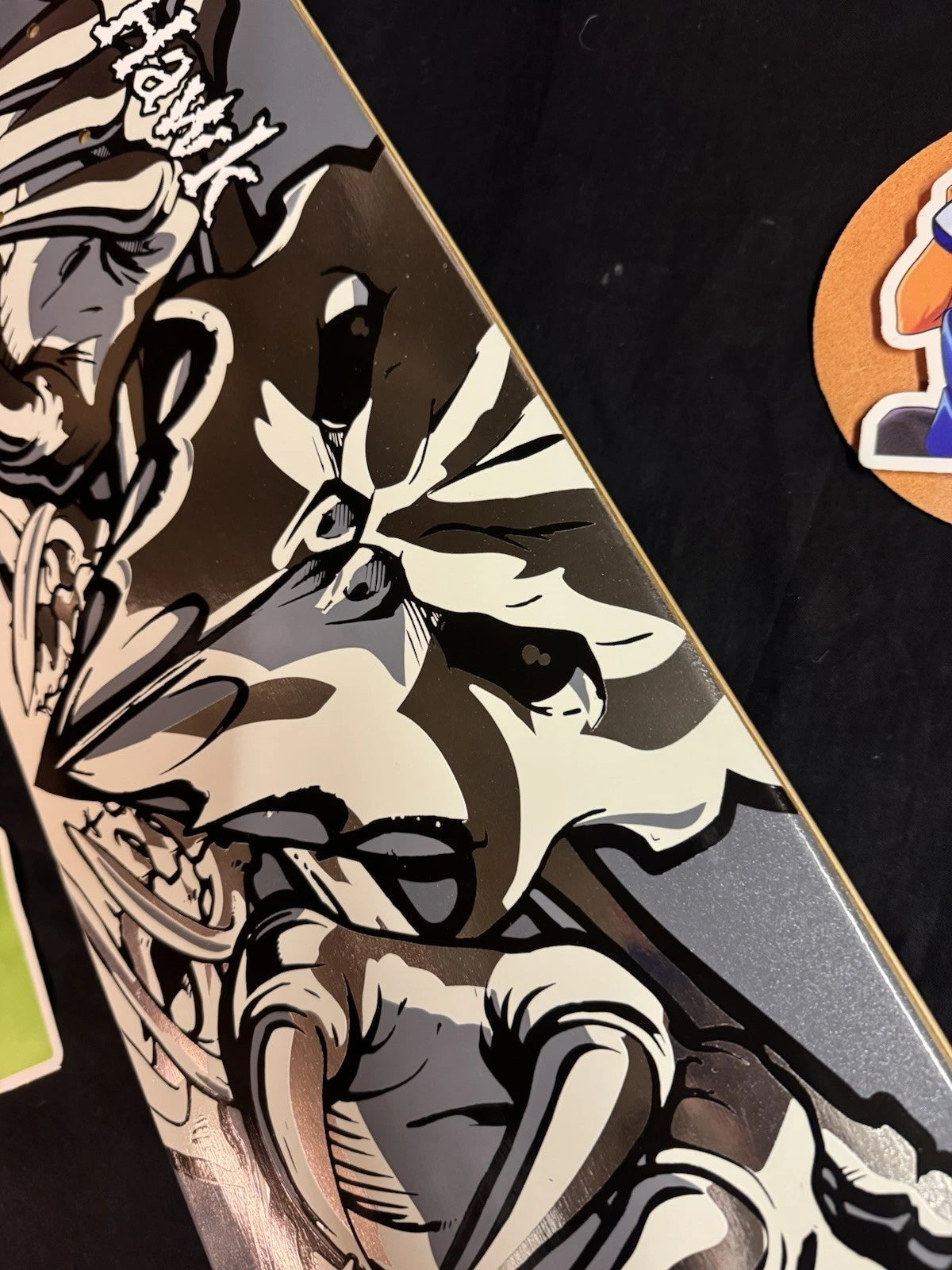 Signed Tony Hawk Falcon 3 Gunmetal Foil Birdhouse Autographed Skateboard Deck