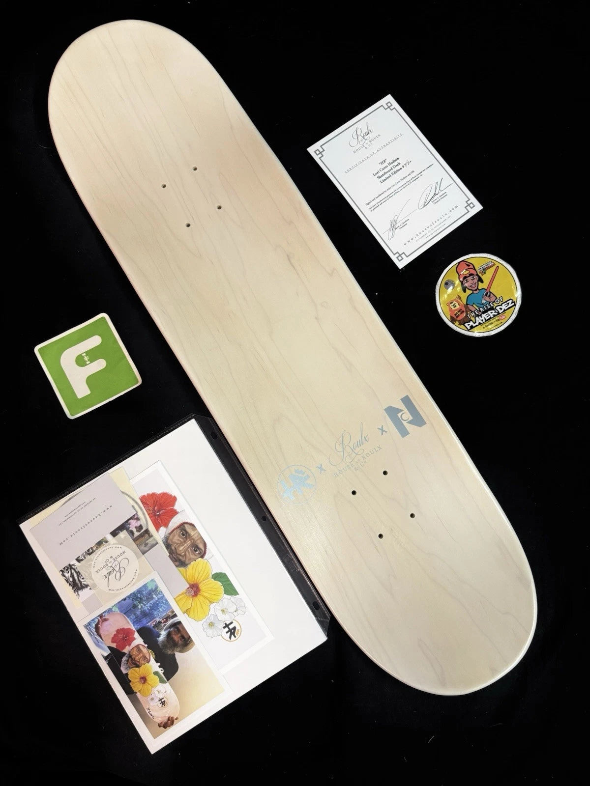 SIGNED HR Bad Brains Human Rights Lori Carns Hudson Skateboard Deck AUTOGRAPHED