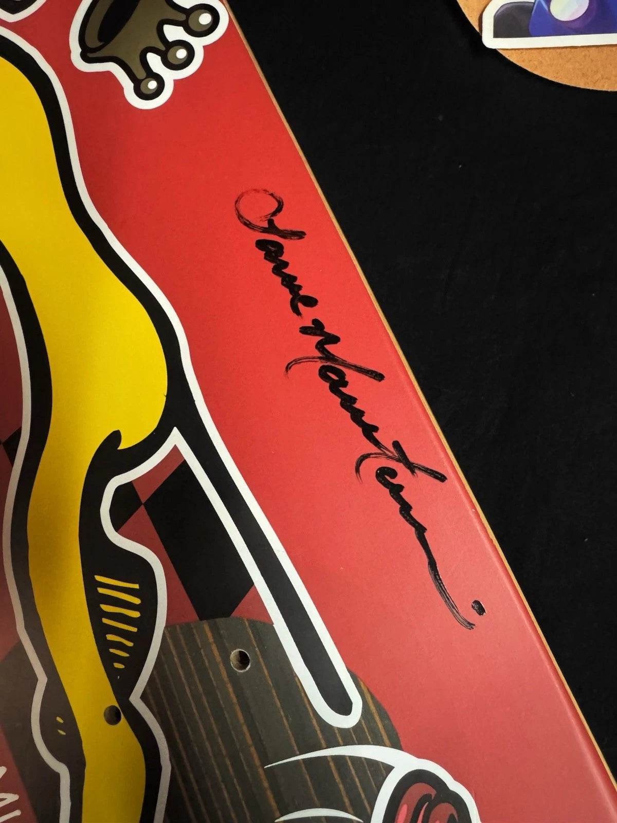 Signed Rodney Mullen Lance Mountain Art Almost Autographed Skateboard Deck