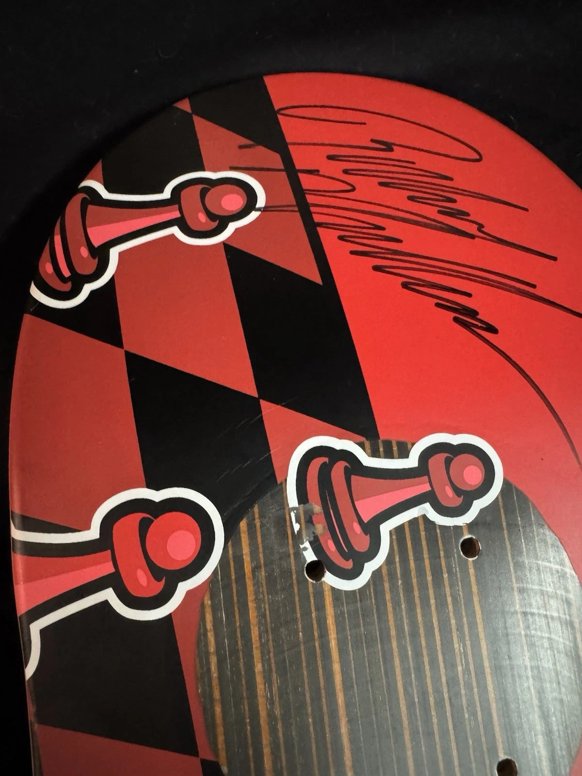 Signed Rodney Mullen Lance Mountain Art Almost Autographed Skateboard Deck