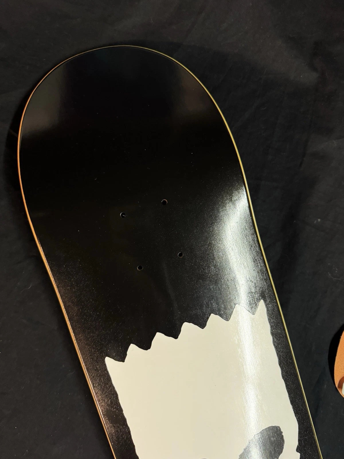 Signed Chris Cole Bart Simpson Skull Zero Autographed Skateboard Deck