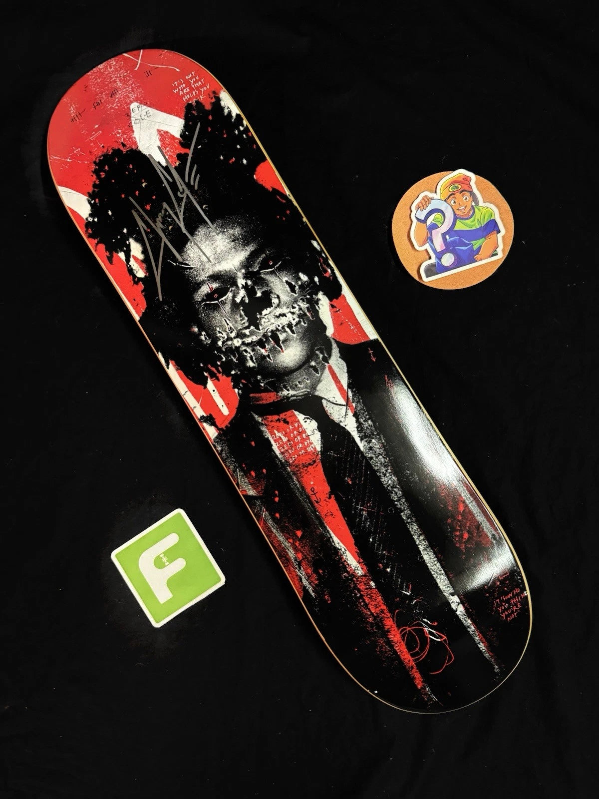 Signed Chris Cole Jean Basquiat Zero Autographed Skateboard Deck