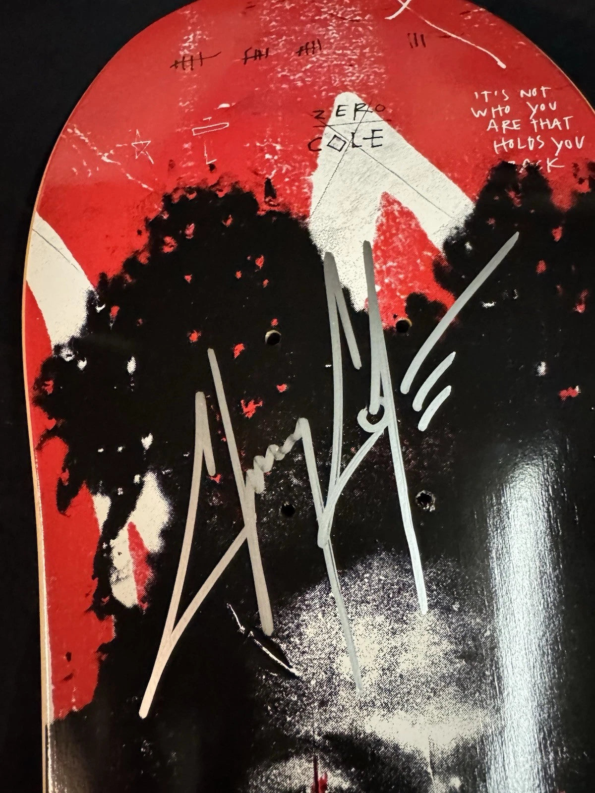 Signed Chris Cole Jean Basquiat Zero Autographed Skateboard Deck