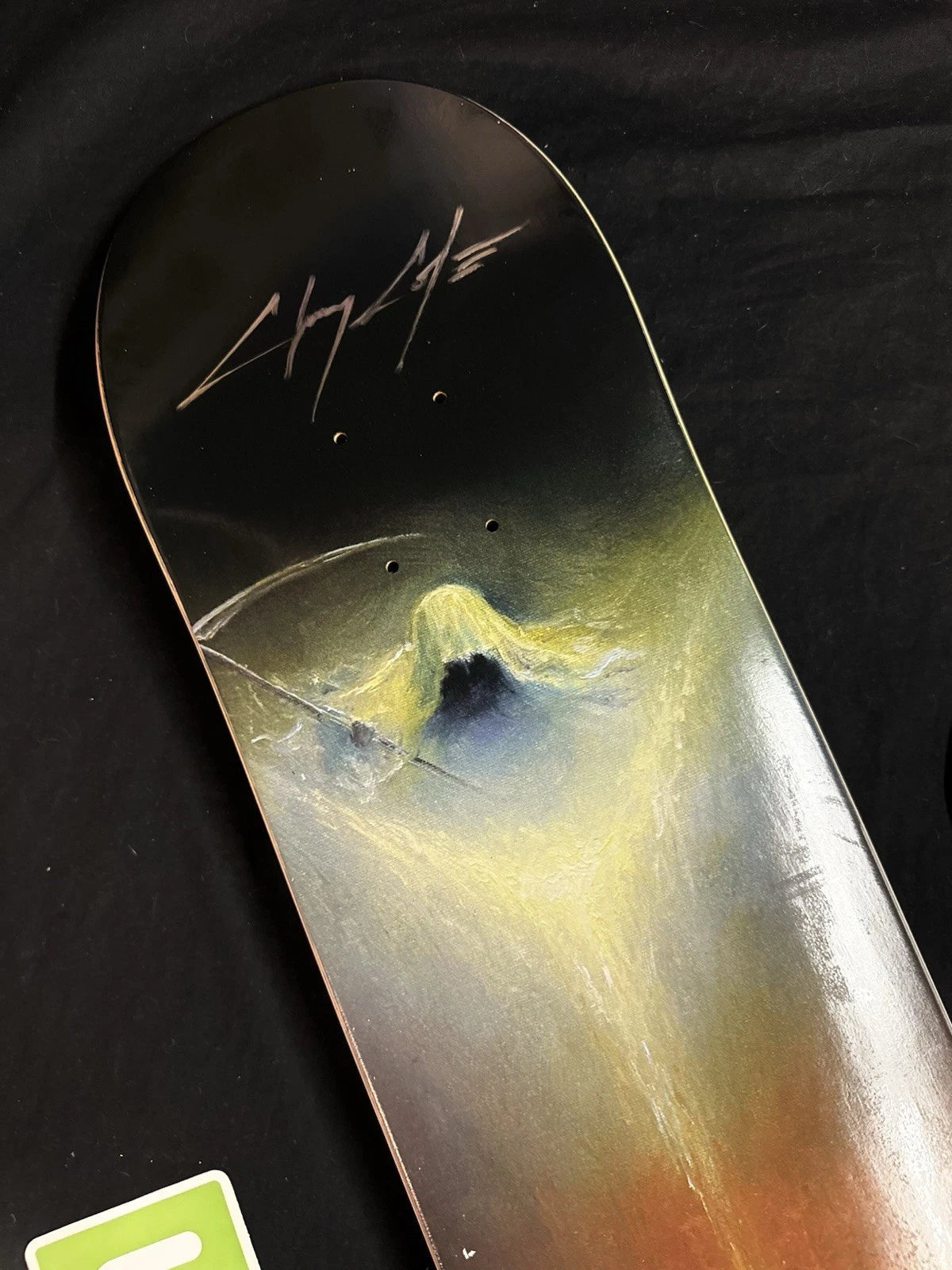Signed Chris Cole Mariusz Lewandowski Zero Autographed Skateboard Deck