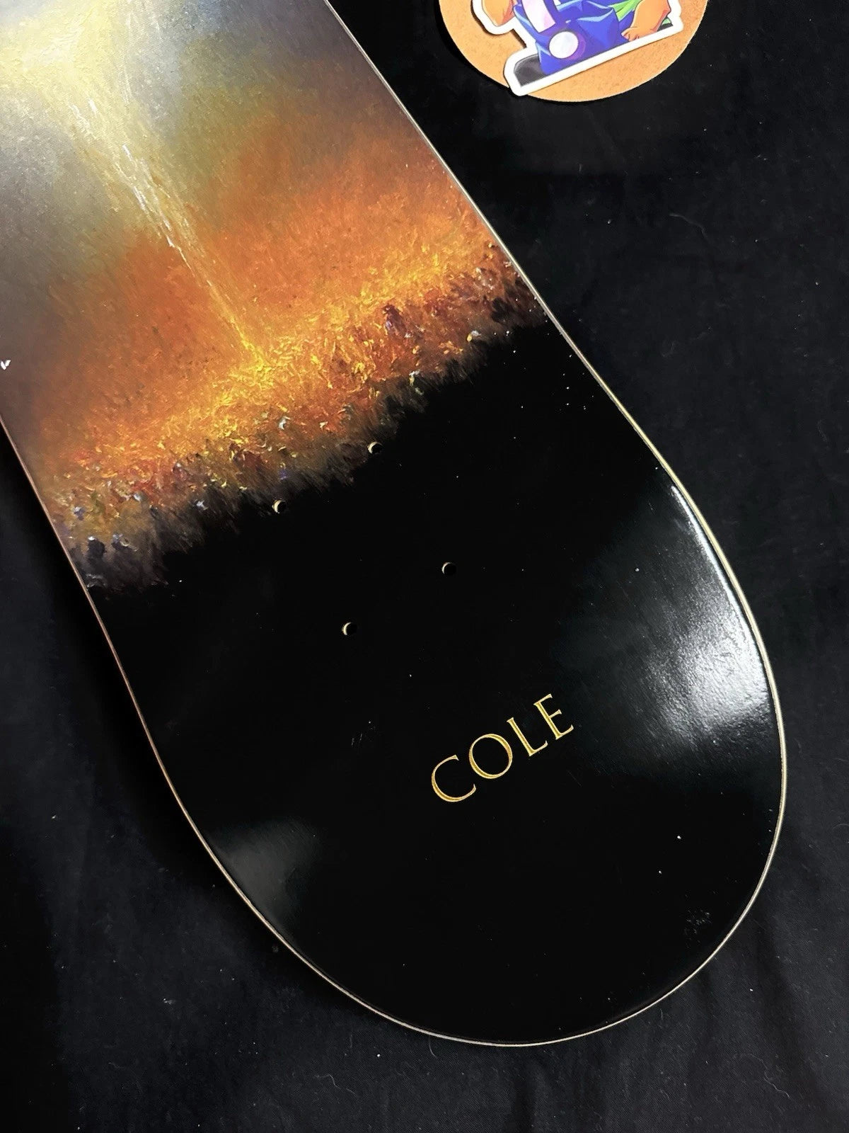 Signed Chris Cole Mariusz Lewandowski Zero Autographed Skateboard Deck