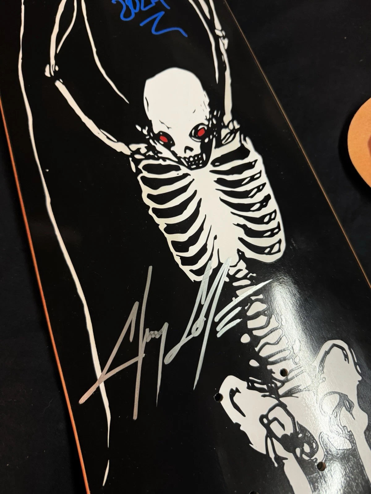 Signed Chris Cole FOS Zero Living Dead Autographed Skateboard Deck
