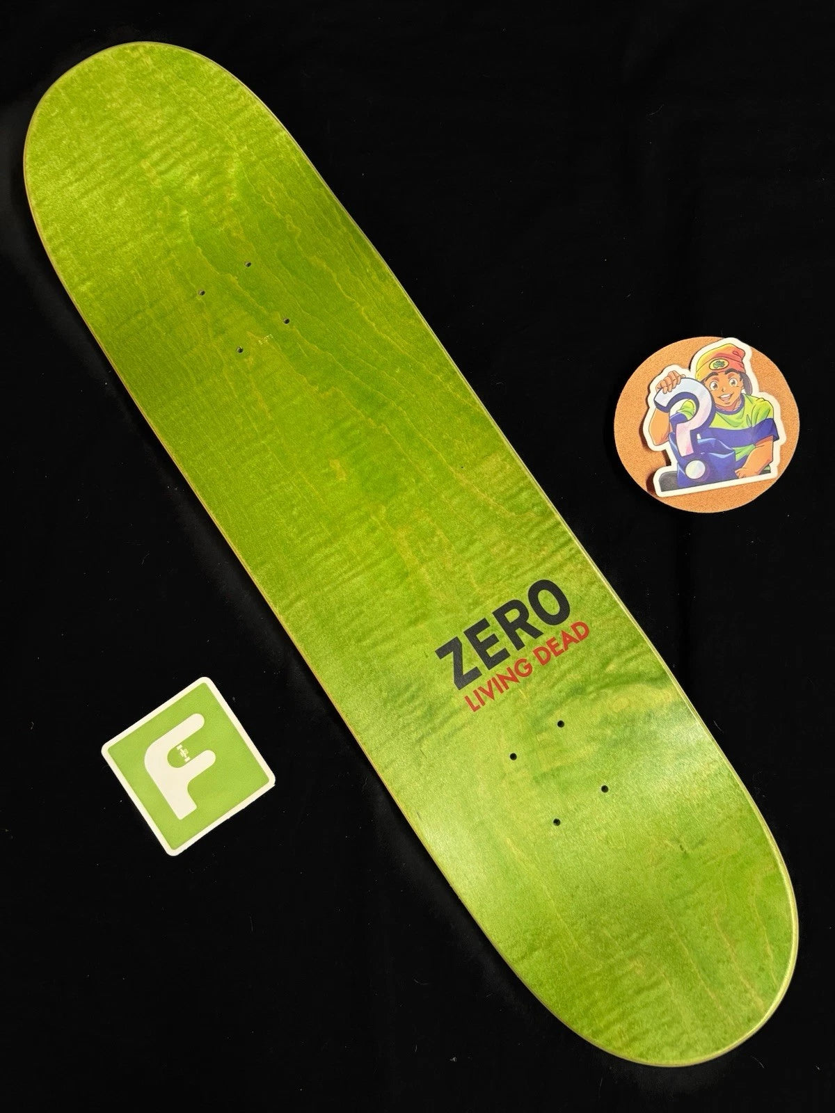 Signed Chris Cole FOS Zero Living Dead Autographed Skateboard Deck
