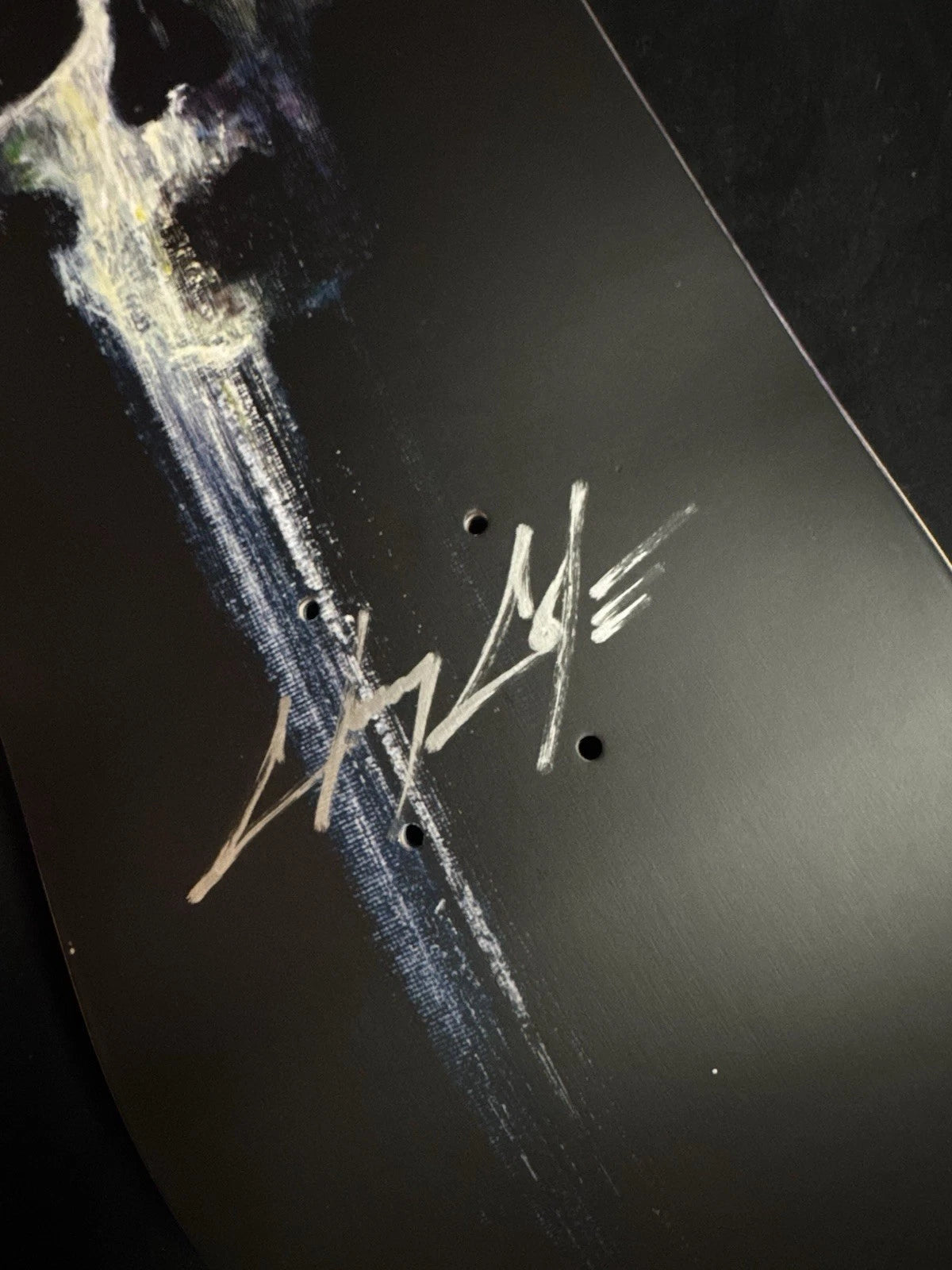 Signed Chris Cole Simpsons Springfield Zero Autographed Skateboard Deck