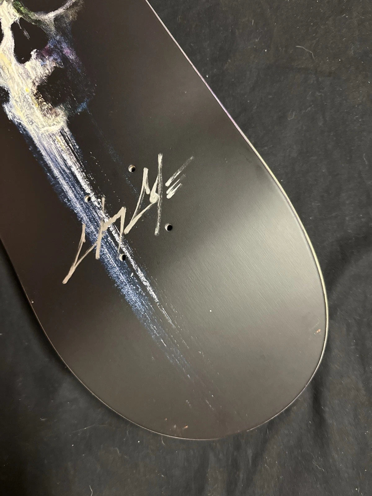 Signed Chris Cole Simpsons Springfield Zero Autographed Skateboard Deck