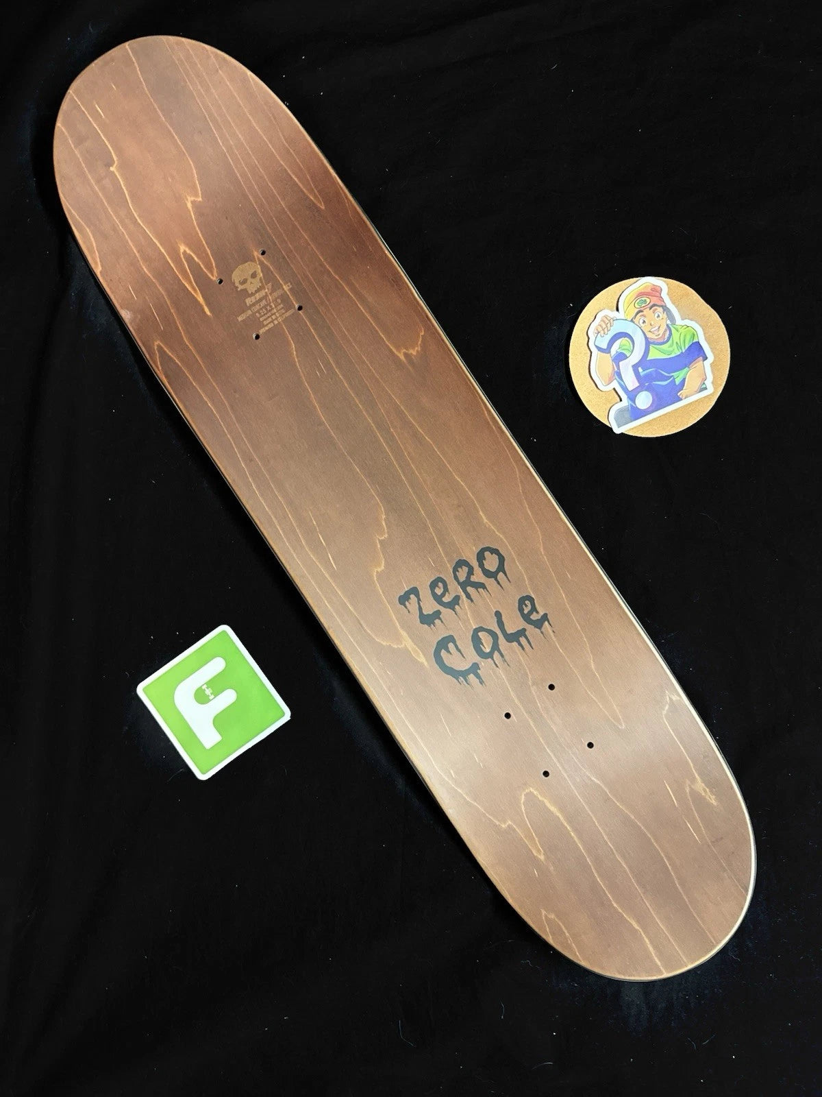 Signed Chris Cole Simpsons Springfield Zero Autographed Skateboard Deck