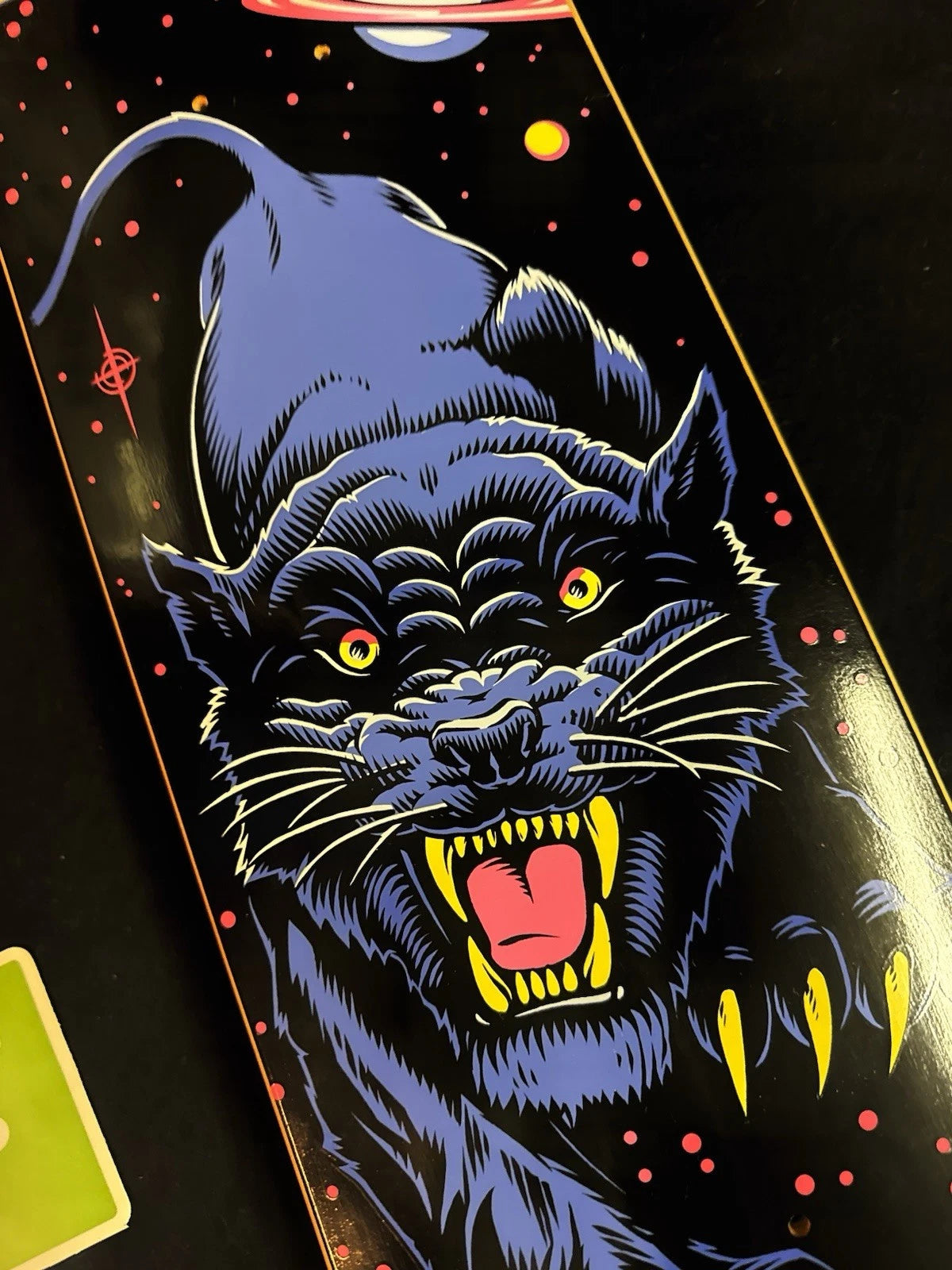 Signed Chris Cole Cosmic Panther Zero Autographed Skateboard Deck