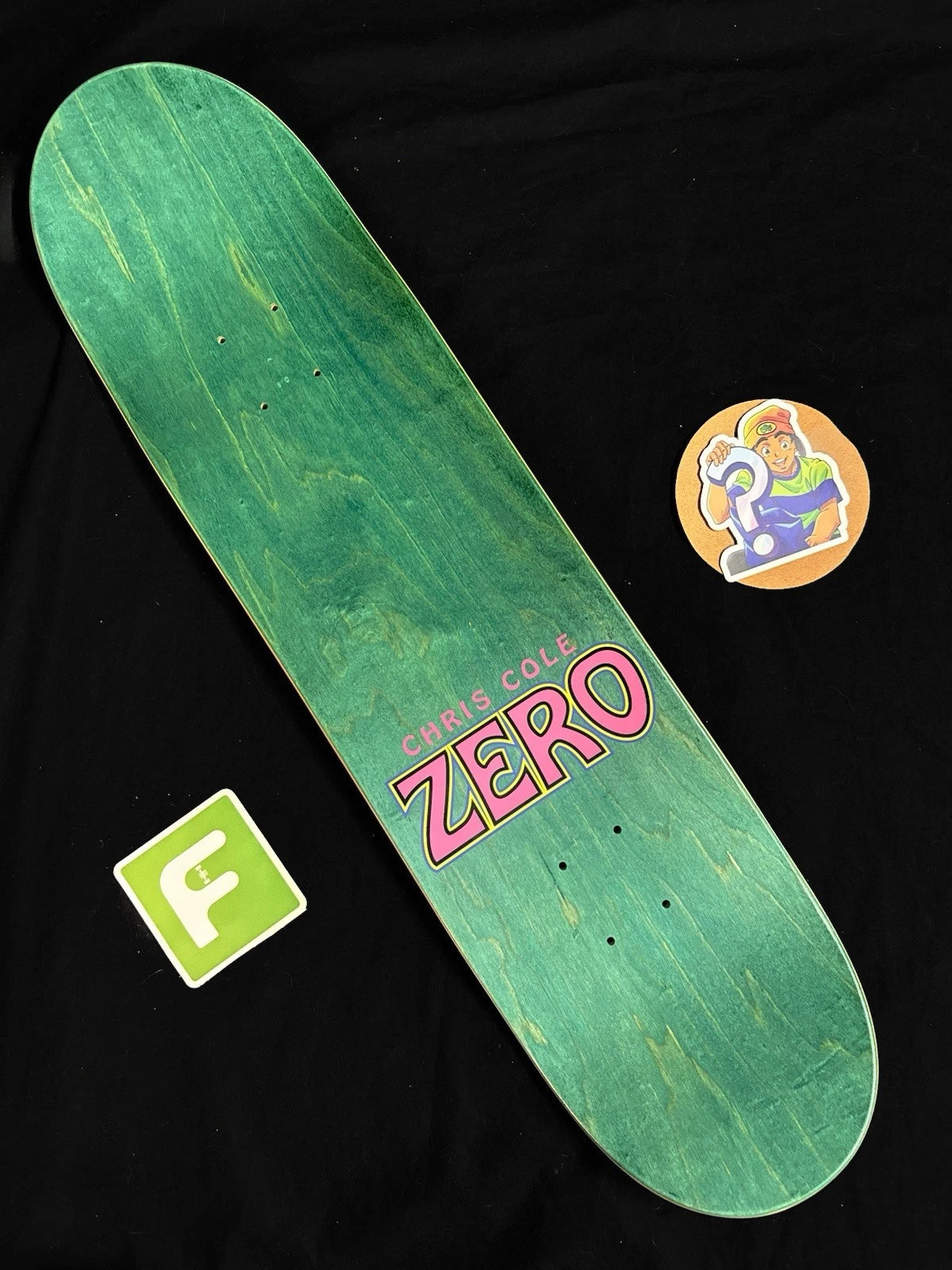 Signed Chris Cole Cosmic Panther Zero Autographed Skateboard Deck
