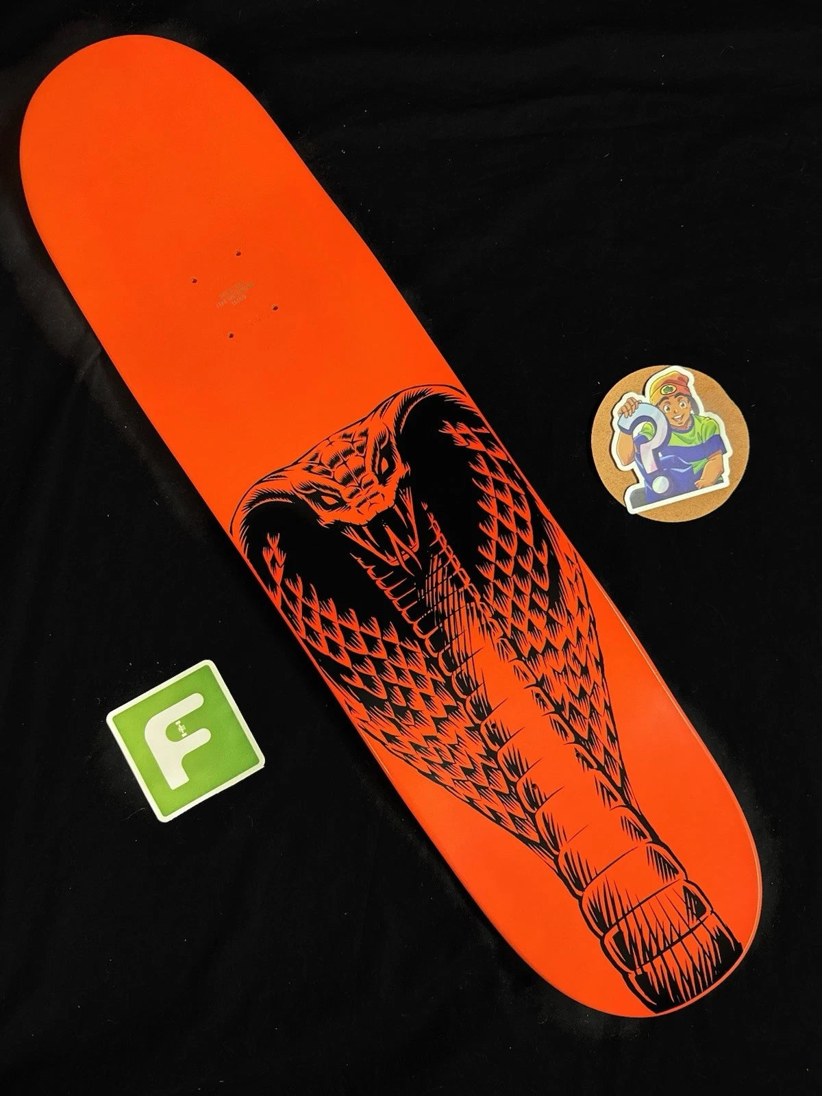 Signed Chris Cole Orange Dipped Zero Autographed Skateboard Deck