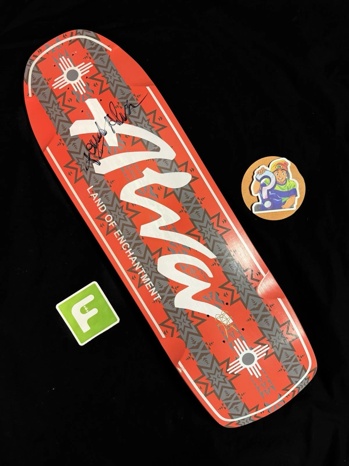 Signed Tony Alva Enchantment Pool King Autographed Skateboard Deck