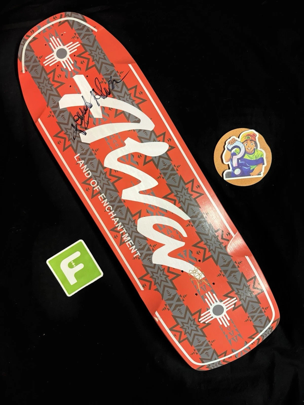 Signed Tony Alva Enchantment Pool King Autographed Skateboard Deck