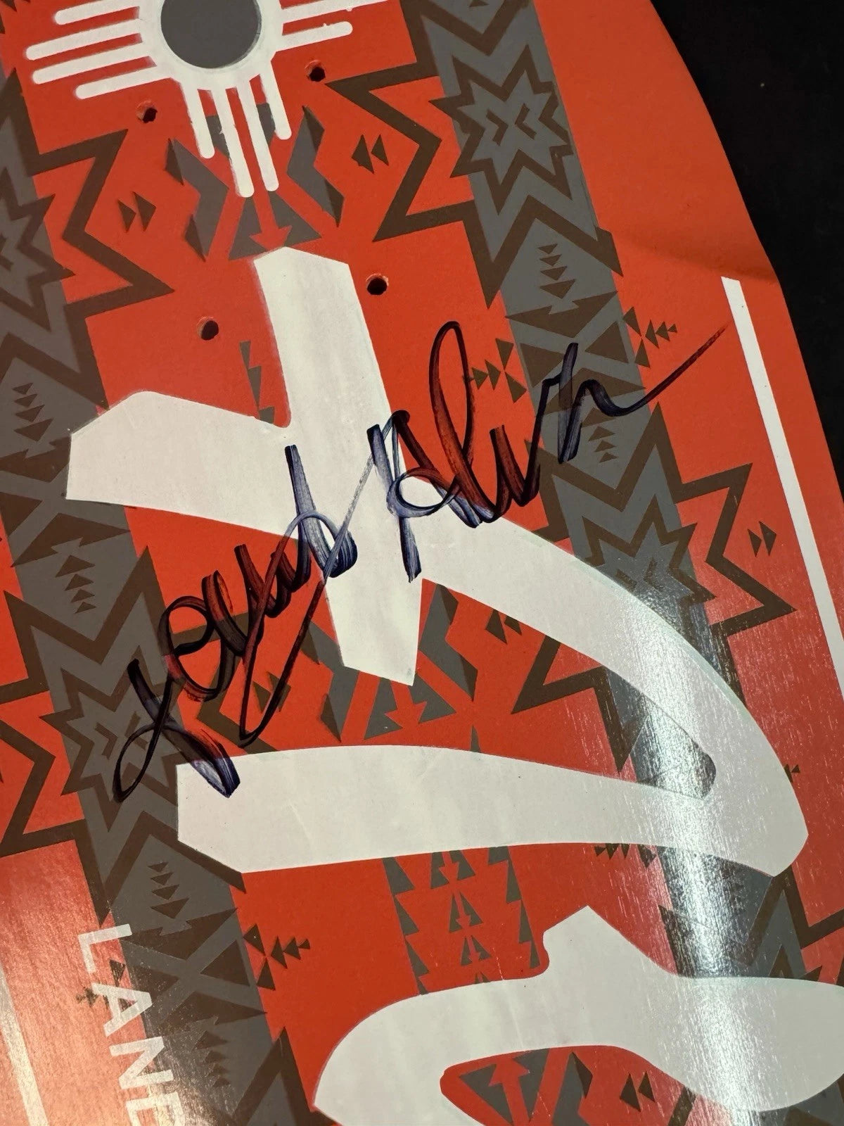 Signed Tony Alva Enchantment Pool King Autographed Skateboard Deck