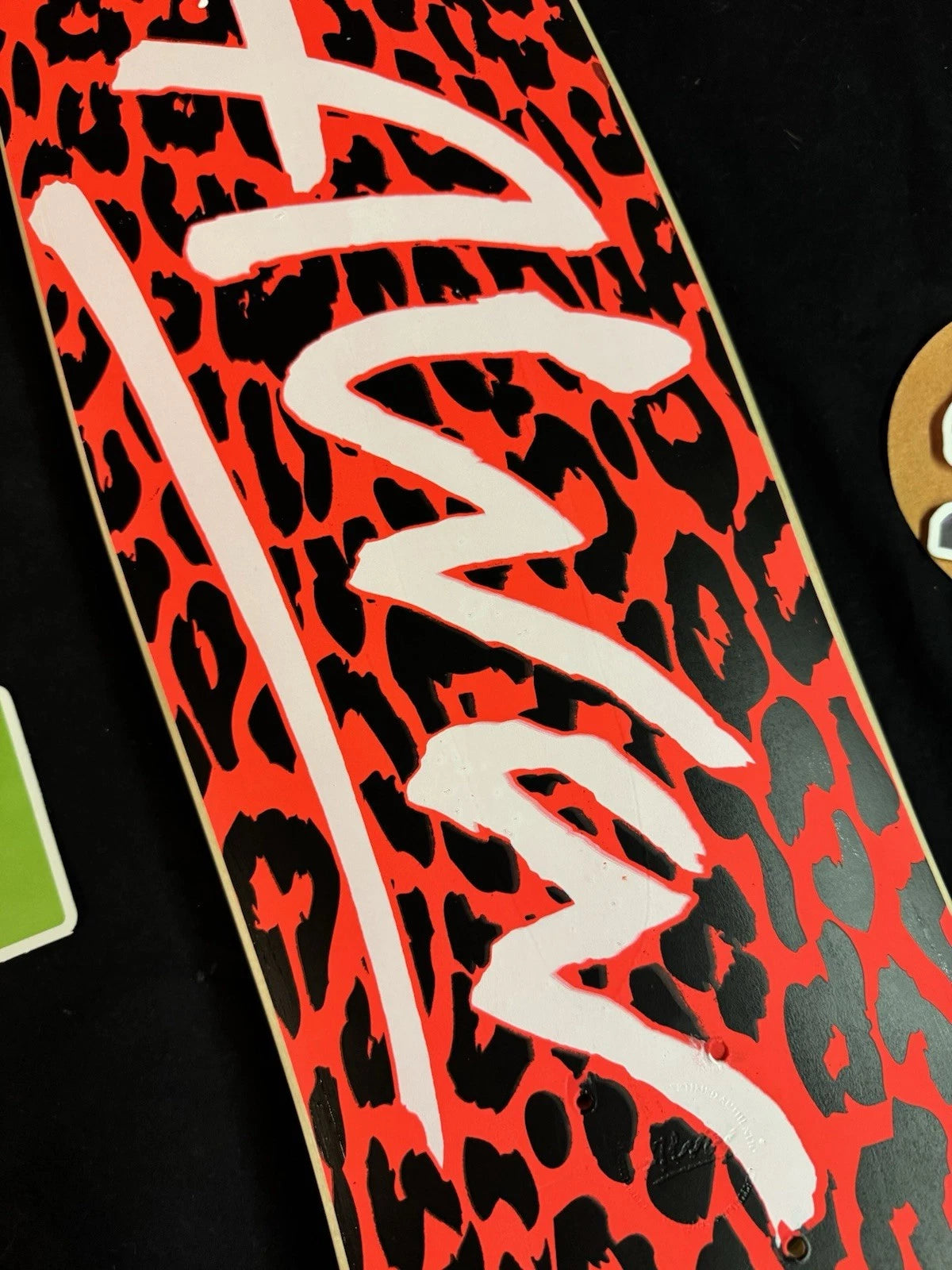 Signed Tony Alva Urban Guerilla Autographed Skateboard Deck Leopard